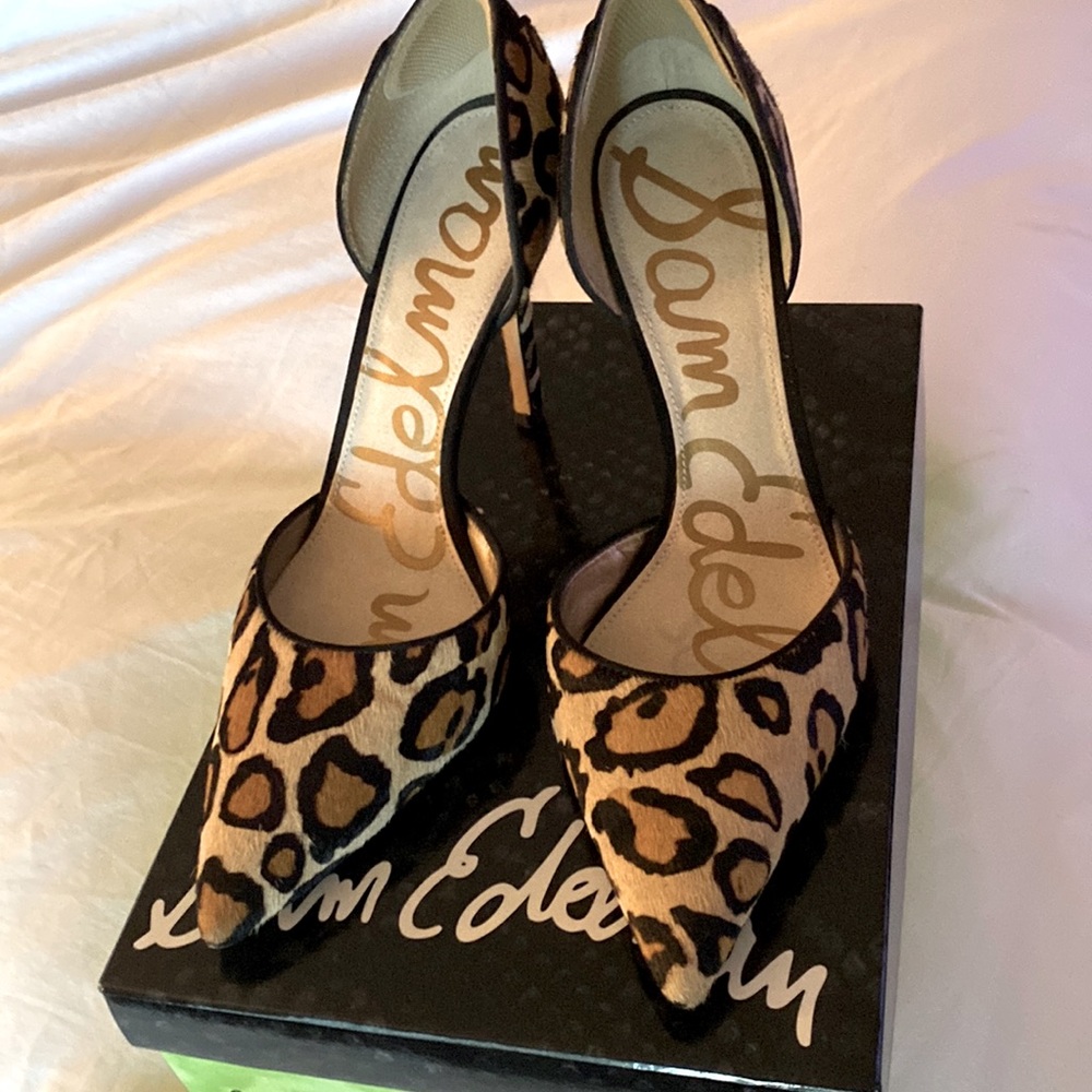 Sam Edelman Delilah Calf Hair Dorsay Pump